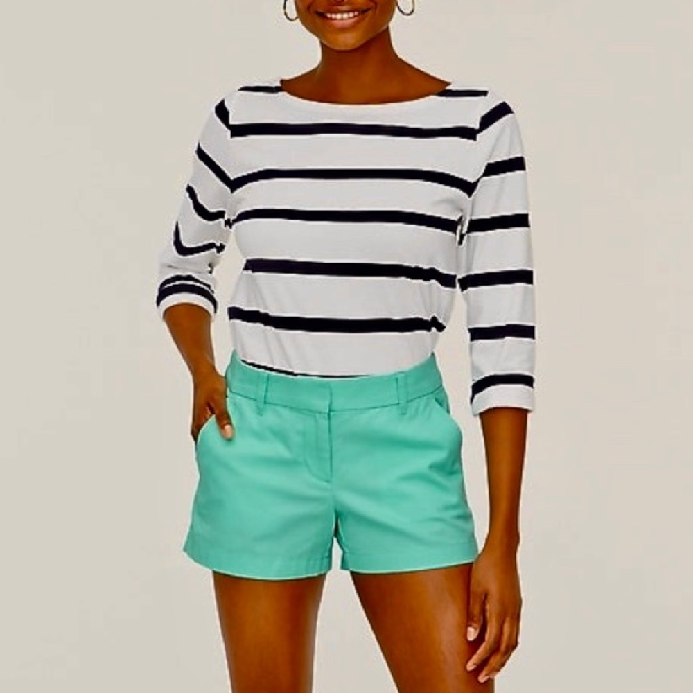 ⛵️ J. Crew Factory Green / Teal Chino Shorts ⛵️
